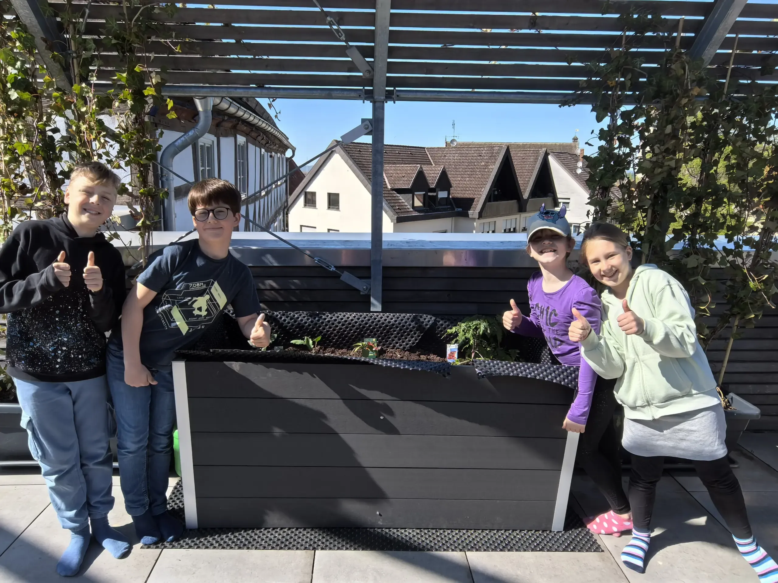 Hochbeet im Jugendtreff Timeout in Nieheim