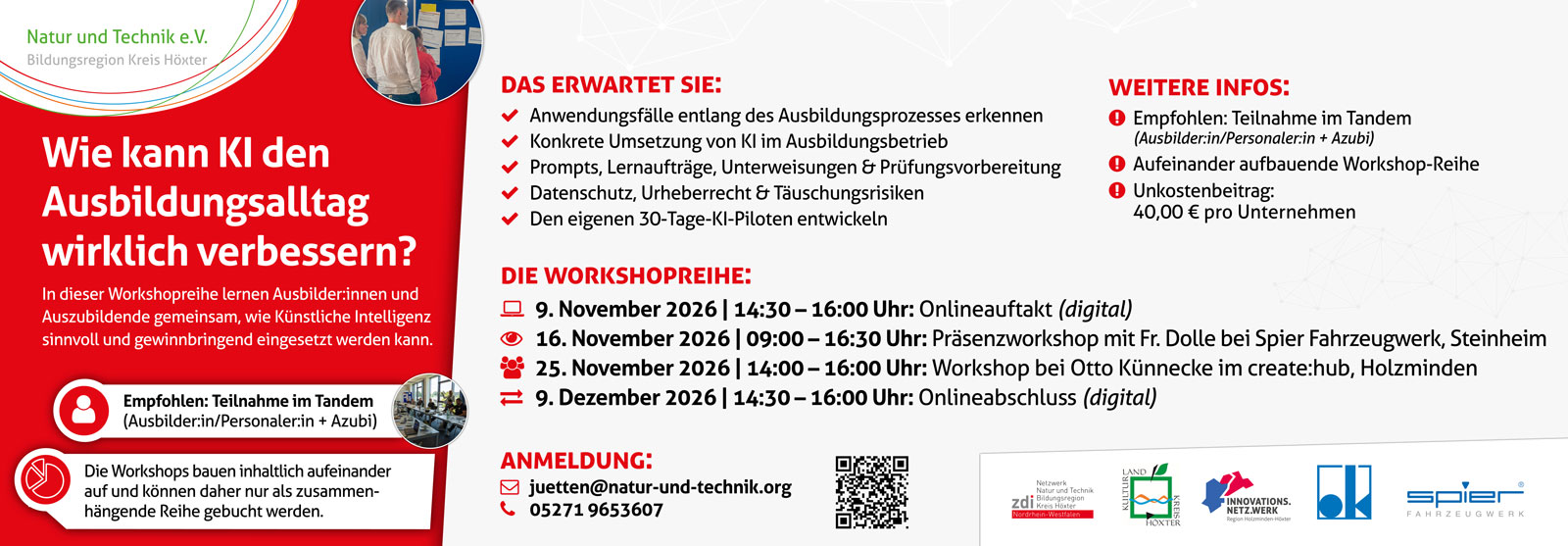 Einladung KI in der Ausbildung 2026